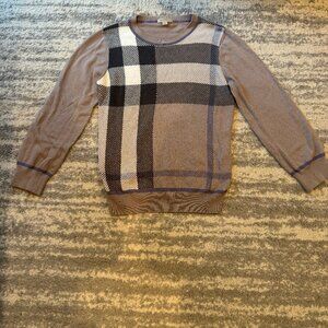 Burberry Kids crew neck sweater